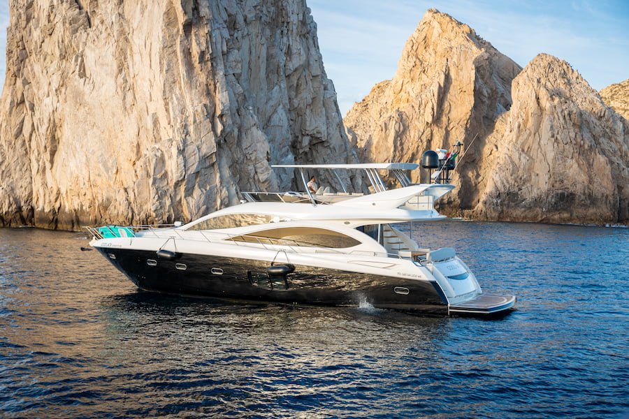 Golden-hour sunset cruise aboard a private Cabo yacht